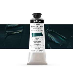 Vallejo Artist Akrilik Boya 60Ml Seri 2 407 Phthalo Green - Vallejo