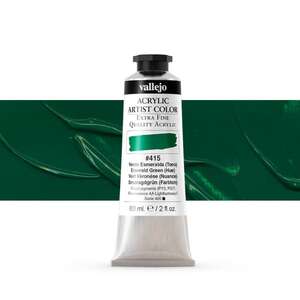 Vallejo Artist Akrilik Boya 60Ml Seri 2 415 Emerald Green Hue - 1
