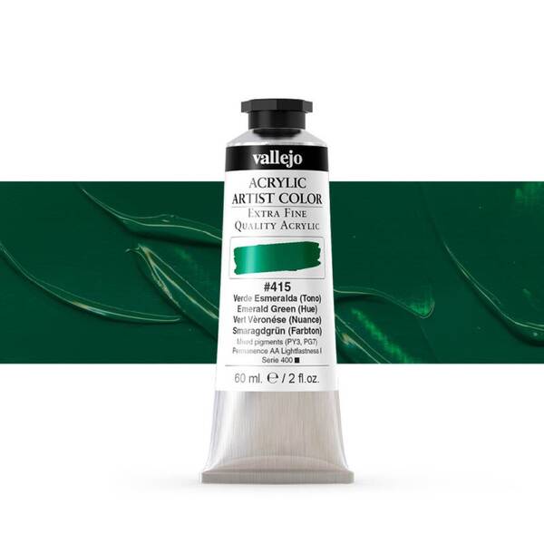 Vallejo Artist Akrilik Boya 60Ml Seri 2 415 Emerald Green Hue - 1