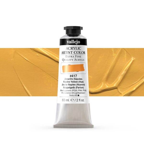 Vallejo Artist Akrilik Boya 60Ml Seri 2 417 Naples Yellow - 1