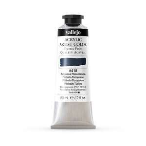 Vallejo Artist Akrilik Boya 60Ml Seri 2 418 Phthalo Turquoise - 3
