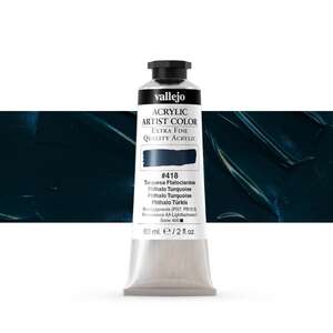 Vallejo Artist Akrilik Boya 60Ml Seri 2 418 Phthalo Turquoise - Vallejo