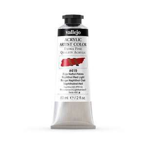 Vallejo Artist Akrilik Boya 60Ml Seri 2 419 Naphtol Red Light - 3