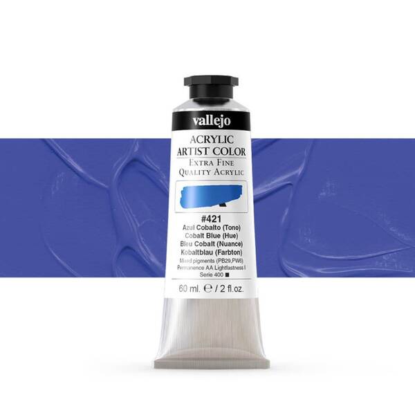 Vallejo Artist Akrilik Boya 60Ml Seri 2 421 Cobalt Blue Hue - 1