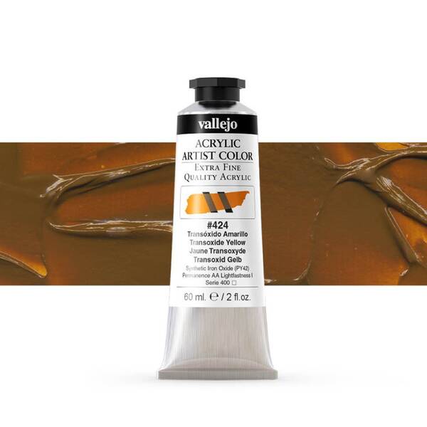 Vallejo Artist Akrilik Boya 60Ml Seri 2 424 Transoxide Yellow - 1