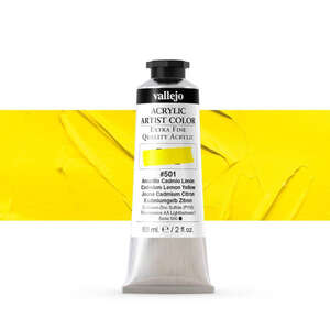 Vallejo Artist Akrilik Boya 60Ml Seri 3 501 Cadmium Lemon Yellow - 1