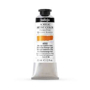 Vallejo Artist Akrilik Boya 60Ml Seri 3 502 Cadmium Orange Light - 3
