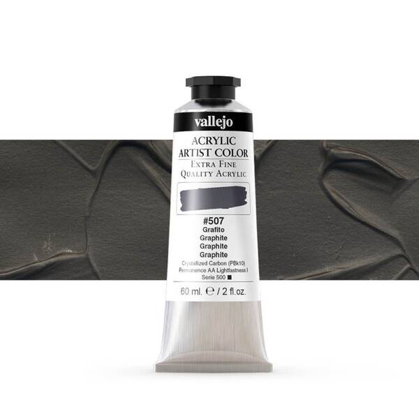 Vallejo Artist Akrilik Boya 60Ml Seri 3 507 Graphite - 1