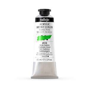Vallejo Artist Akrilik Boya 60Ml Seri 3 516 Cadmium Green - 3