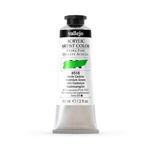 Vallejo Artist Akrilik Boya 60Ml Seri 3 516 Cadmium Green - 3