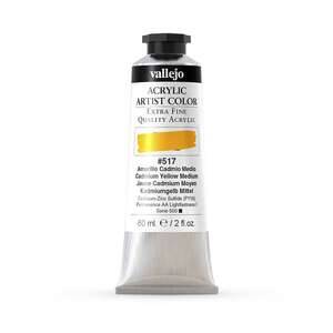 Vallejo Artist Akrilik Boya 60Ml Seri 3 517 Cadmium Yellow Medium - 3