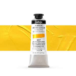Vallejo Artist Akrilik Boya 60Ml Seri 3 517 Cadmium Yellow Medium - Thumbnail