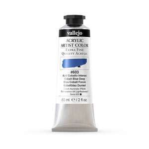 Vallejo Artist Akrilik Boya 60Ml Seri 4 603 Cobalt Blue Deep - 3