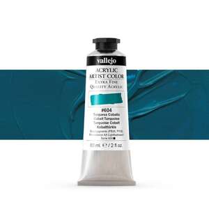 Vallejo Artist Akrilik Boya 60Ml Seri 4 604 Cobalt Turquoise - 1