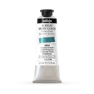 Vallejo Artist Akrilik Boya 60Ml Seri 4 604 Cobalt Turquoise - 3