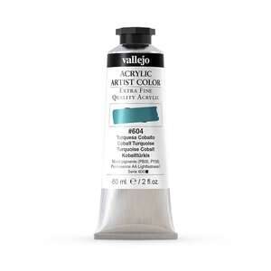 Vallejo Artist Akrilik Boya 60Ml Seri 4 604 Cobalt Turquoise - 3