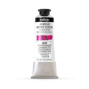 Vallejo Artist Akrilik Boya 60Ml Seri 4 620 Fluorescent Pink - 3