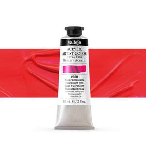 Vallejo Artist Akrilik Boya 60Ml Seri 4 620 Fluorescent Pink - 1