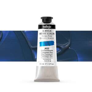 Vallejo Artist Akrilik Boya 60Ml Seri 4 622 Fluorescent Blue - 1