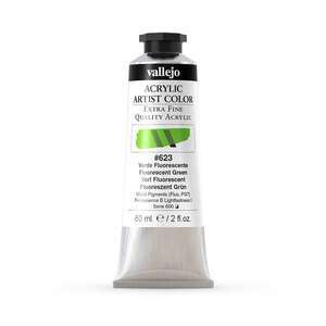 Vallejo Artist Akrilik Boya 60Ml Seri 4 623 Fluorescent Green - 3