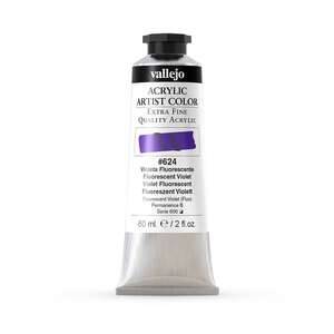 Vallejo Artist Akrilik Boya 60Ml Seri 4 624 Fluorescent Violet - 3