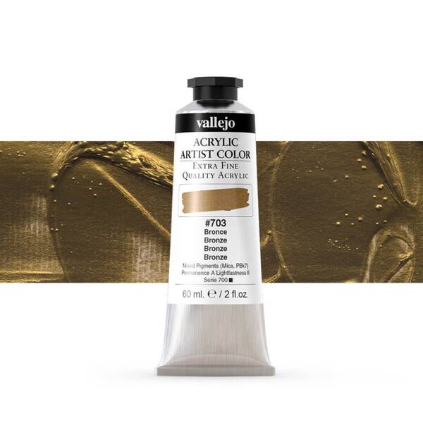 Vallejo Artist Akrilik Boya 60Ml Seri 5 703 Bronze - 1