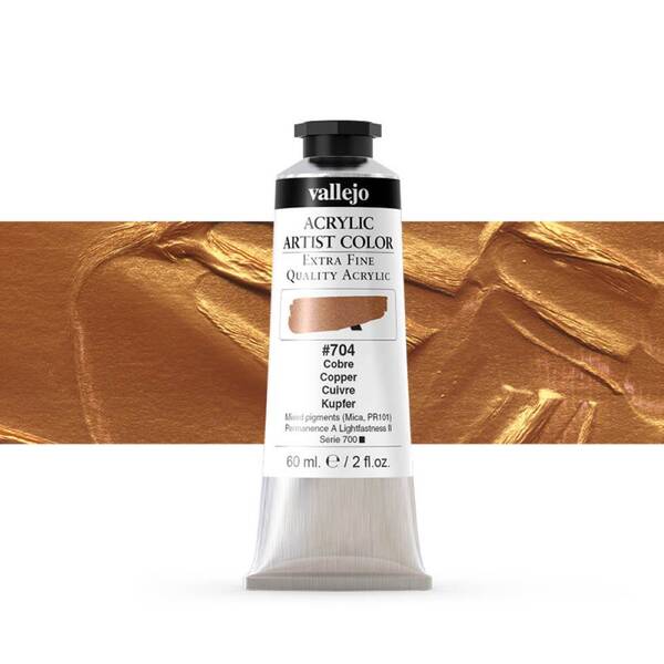 Vallejo Artist Akrilik Boya 60Ml Seri 5 704 Copper - 1