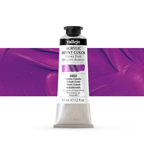 Vallejo Artist Akrilik Boya 60Ml Seri 6 802 Cobalt Violet - 1
