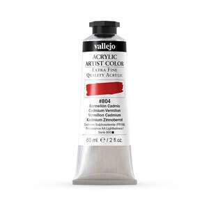 Vallejo Artist Akrilik Boya 60Ml Seri 6 804 Cadmium Vermillion - 3