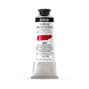 Vallejo Artist Akrilik Boya 60Ml Seri 6 805 Cadmium Red Medium - 3