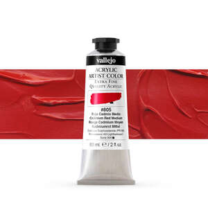Vallejo - Vallejo Artist Akrilik Boya 60Ml Seri 6 805 Cadmium Red Medium