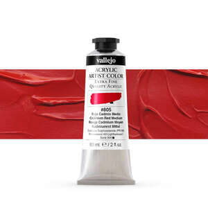 Vallejo Artist Akrilik Boya 60Ml Seri 6 805 Cadmium Red Medium - 4