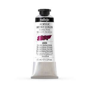 Vallejo Artist Akrilik Boya 60Ml Seri 6 809 Quinacridone Crimson - 3
