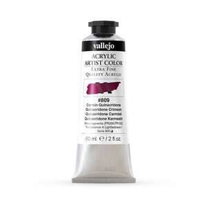 Vallejo Artist Akrilik Boya 60Ml Seri 6 809 Quinacridone Crimson - 3