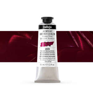 Vallejo Artist Akrilik Boya 60Ml Seri 6 809 Quinacridone Crimson - 4