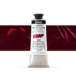 Vallejo Artist Akrilik Boya 60Ml Seri 6 809 Quinacridone Crimson - 4