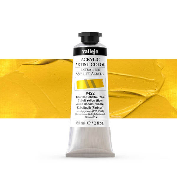 Vallejo Artist Akrilik Boya 60Ml Seri 6 812 Cobalt Yellow - 1