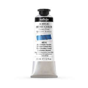 Vallejo Artist Akrilik Boya 60Ml Seri 6 814 Cerulean Cobalt Blue - 3