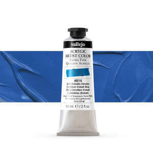 Vallejo Artist Akrilik Boya 60Ml Seri 6 814 Cerulean Cobalt Blue - 4