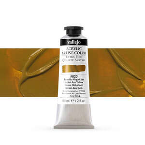 Vallejo Artist Akrilik Boya 60Ml Seri 6 820 Nickel Azo Yellow - 4