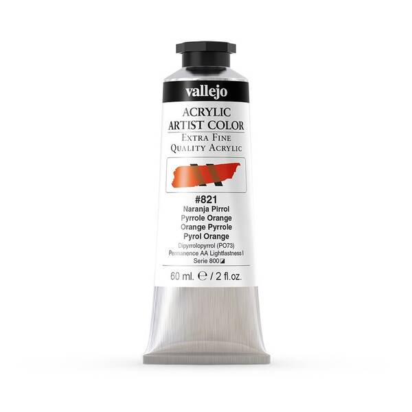 Vallejo Artist Akrilik Boya 60Ml Seri 6 821 Pyrrole Orange - 3