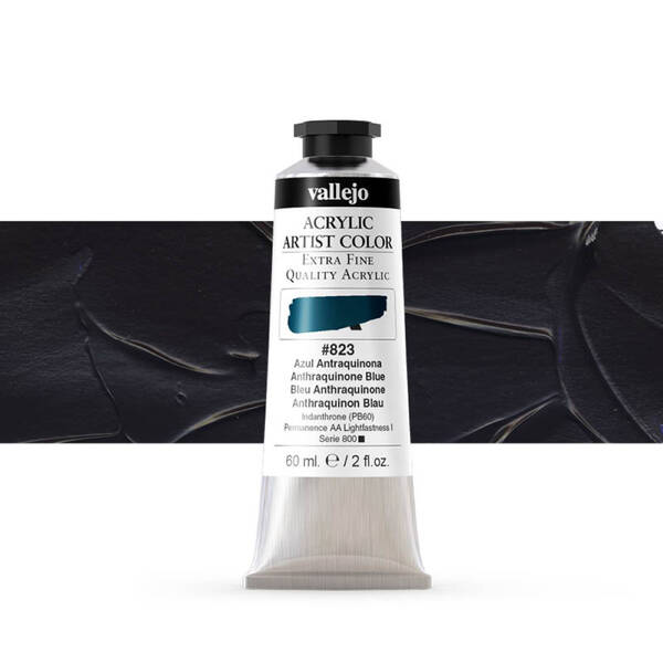 Vallejo Artist Akrilik Boya 60Ml Seri 6 823 Anthraqulnone Blue - 1