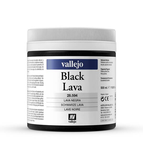 Vallejo Black Lava 594-500Ml - 1