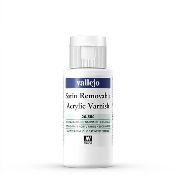 Vallejo Çıkarılabilir Saten Vernik 550-60Ml - 1