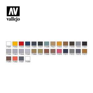 Vallejo Color Case:Model Air Basic Colors(29)+Airbrush 71.172 - 2