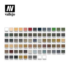 Vallejo Color Case: Model Color Military (74)+3 Brushes 70.173 - Thumbnail