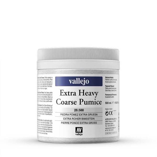 Vallejo Extra Heavy Coarse Pumice 588-500Ml - 1