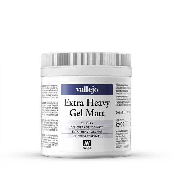 Vallejo Extra Heavy Gel Matt 536-500Ml