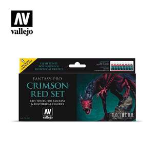 Vallejo Fantasy-Pro Crimson Red Set 74.103 - Vallejo