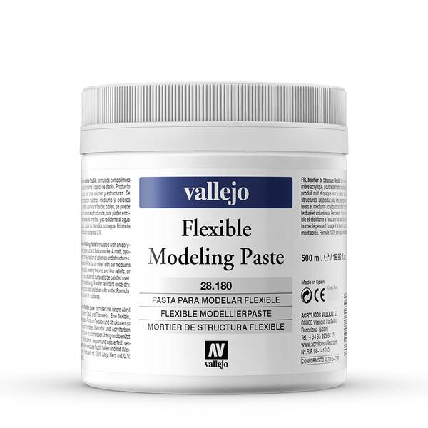 Vallejo Flexible Modeling Paste 180-500Ml